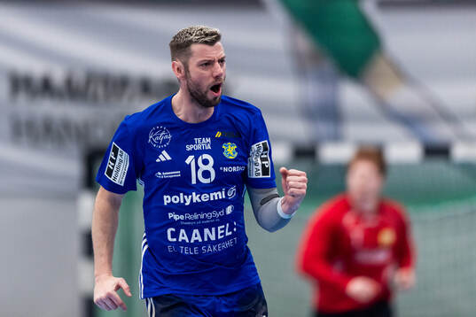 Ystad IFs Niclas Ekberg jublar