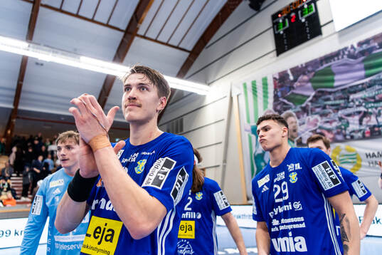 Ystad IFs Oskar Joelsson jublar