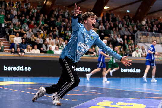 Ystad IFs målvakt Erik Hvenfelt