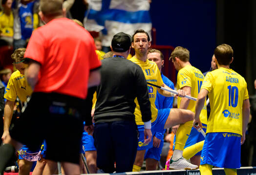 Robin Nilsberth of Sweden looks dejected