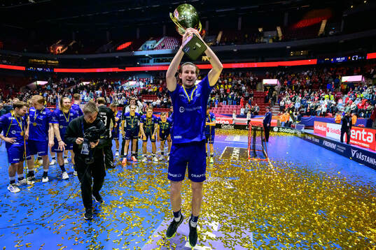 during the men's IFF World Championship 2024 floorball