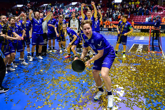 during the men's IFF World Championship 2024 floorball