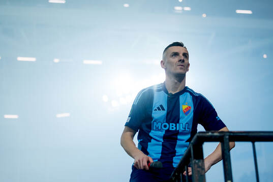 Haris Radetinac of Djurgården after, his last game, the