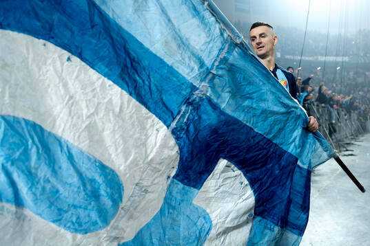 Haris Radetinac of Djurgården after, his last game, the