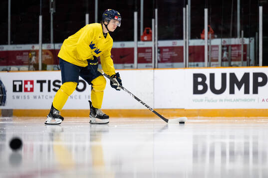 Oskar Voullet of Sweden at a practice session