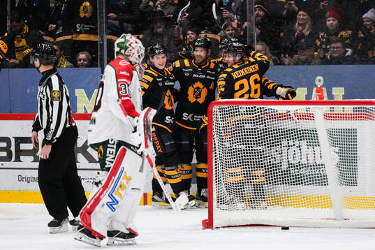 Skellefteås Leo Sundqvist, Oscar Lindberg, Rickard Hugg
