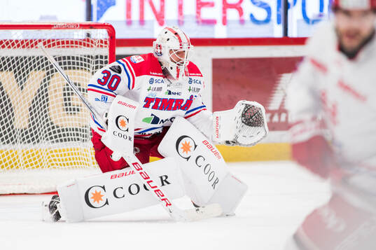 Timrås målvakt Jacob Johansson