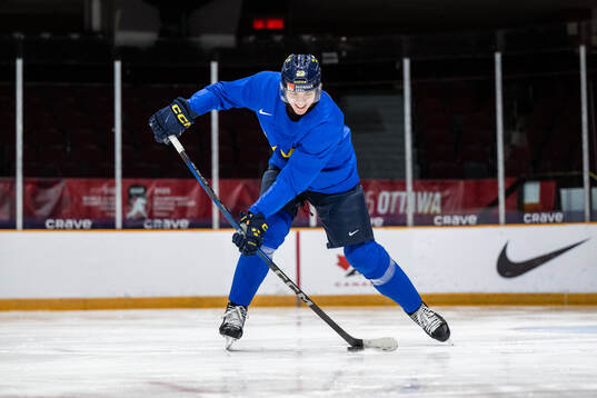 Anton Wahlberg of Sweden at a practice session