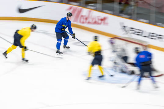 Viggo Gustafsson of Sweden at a practice session