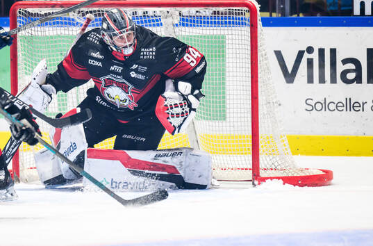 Malmö Redhawks målvakt Marek Langhamer