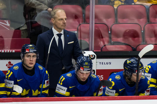 Head coach Magnus Hävelid of Sweden