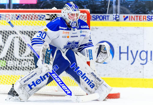 Karlskogas målvakt Samuel Jonsson