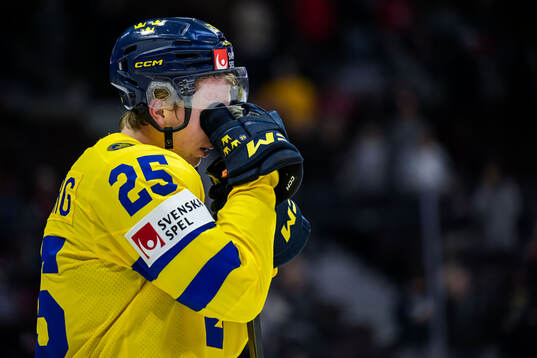 Otto Stenberg of Sweden looks dejected