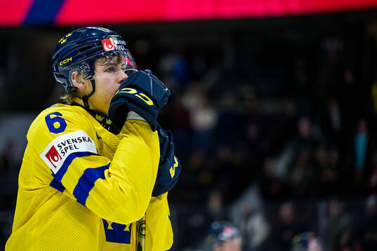 Axel Hurtig of Sweden looks dejected