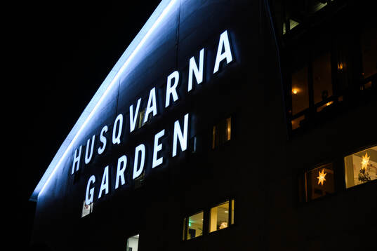 Exteriör av Husqvarna Garden