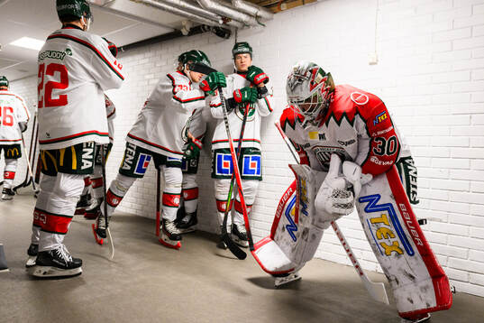 Frölundas målvakt Tobias Normann