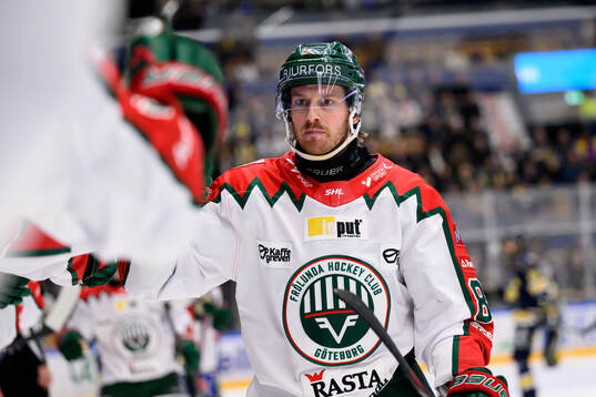 Frölundas Erik Thorell jublar