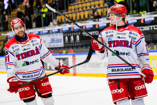 Timrås Magnus Pääjärvi och Timrås Erik Walli
