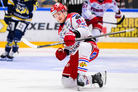 Timrås Sebastian Hartmann jublar