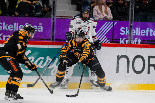 Linköpings Eddie Genborg och Skellefteås Luke Witkowski