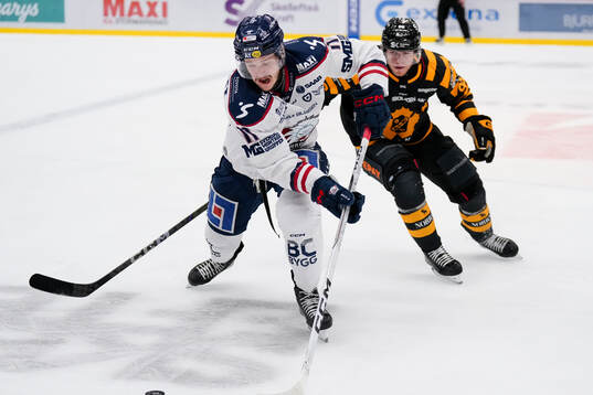 Linköpings Henrik Törnqvist och Skellefteås Rickard Hugg