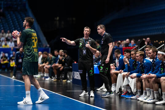 Head coach Jonas Wille and assistant coach Martin Boquist