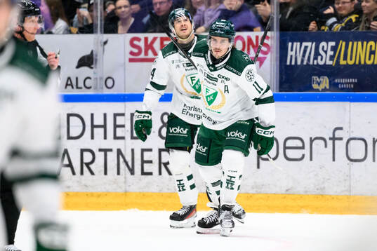 Färjestads Joakim Nygård jublar