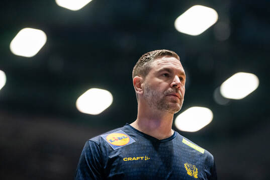 Goalkeeper Andreas Palicka of Sweden
