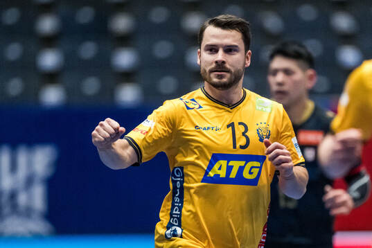 Sebastian Karlsson of Sweden celebrates