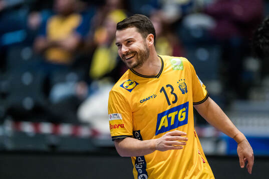 Sebastian Karlsson of Sweden celebrates