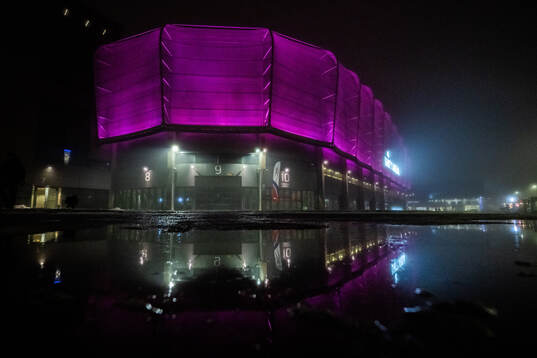 Exterior view of Unity Arena