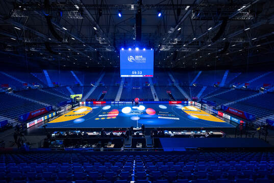 Interior view of Unity Arena