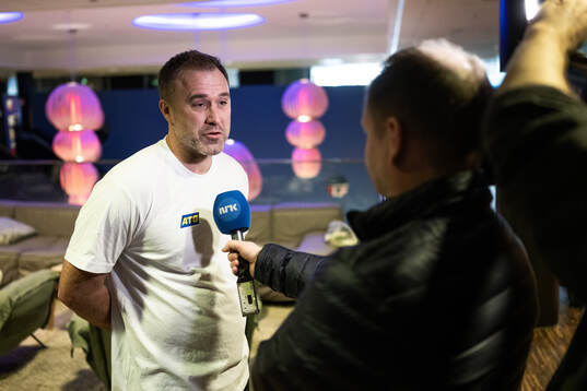Head coach Michael Apelgren of the Swedish men's national