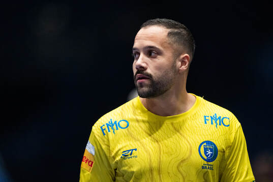 Guilherme Borges of Brazil looks dejected