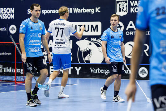 Warbergs Morics Krumins och Andreas Grönli deppar