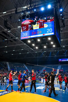 Players of Spain celebrate