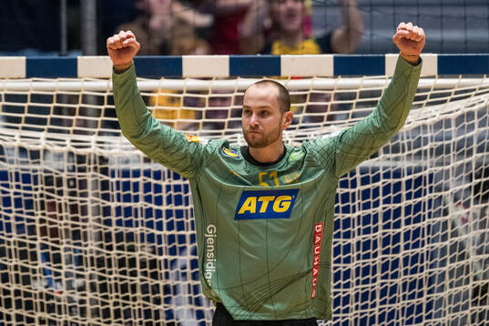 Goalkeeper Fabian Norsten of Sweden