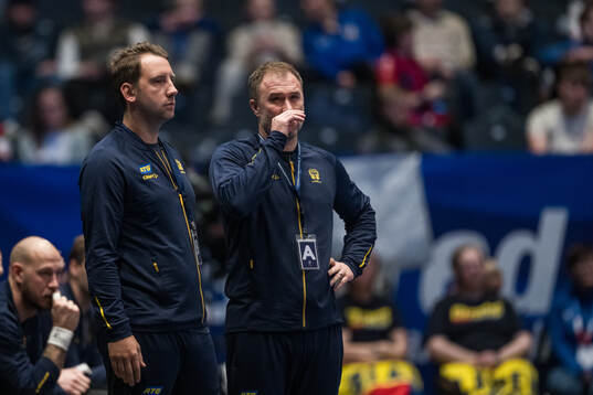 Assistant coach Patrik Fahlgren and Head coach Michael