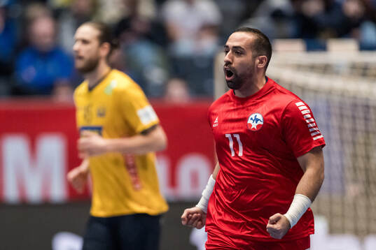Esteban Salinas of Chile celebrates