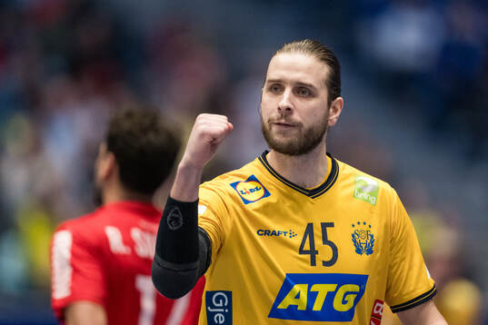 Olle Forsell Schefvert of Sweden celebrates