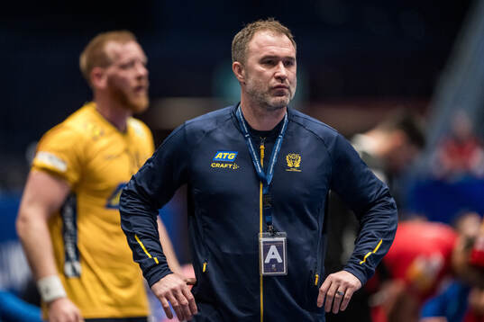 Head coach Michael Apelgren of Sweden