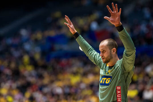 Goalkeeper Fabian Norsten of Sweden
