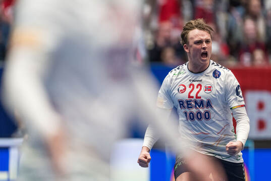 Tobias Schølberg Grøndal of Norway celebrates