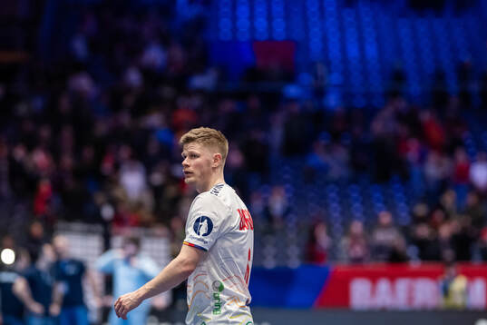 Sebastian Barthold of Norway looks dejected