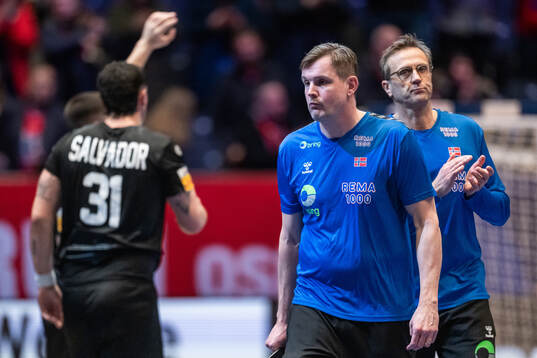 Assistant coach Martin Boquist of Norway looks dejected