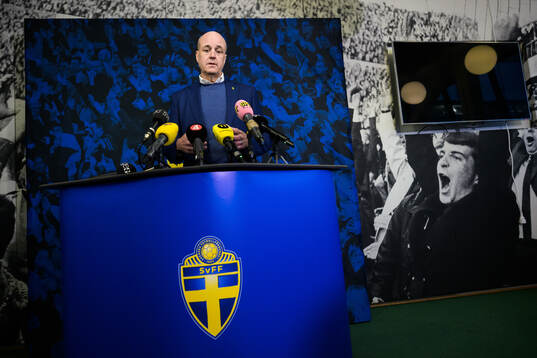Fredrik Reinfeldt, president of the Swedish Football