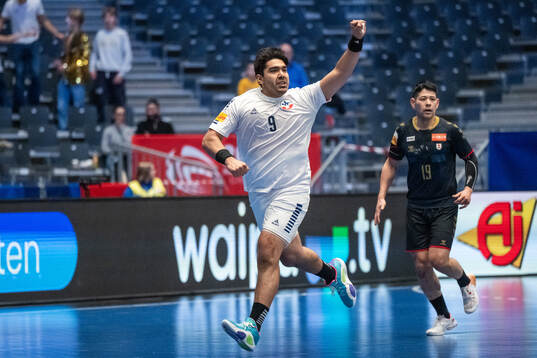 Javier Frelijj of Chile celebrates