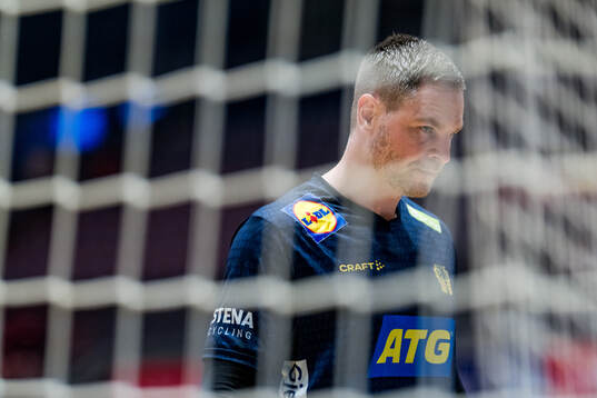 goalkeeper Andreas Palicka of Sweden