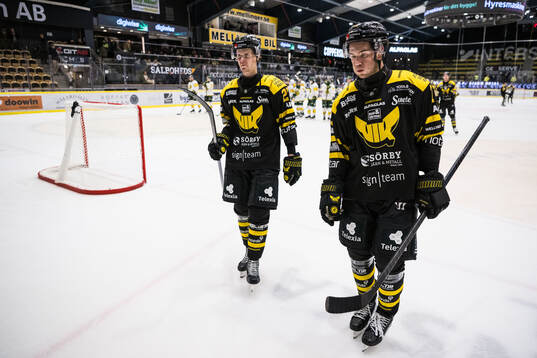 Västerås Carl Jakobsson och Anton Gradin deppar