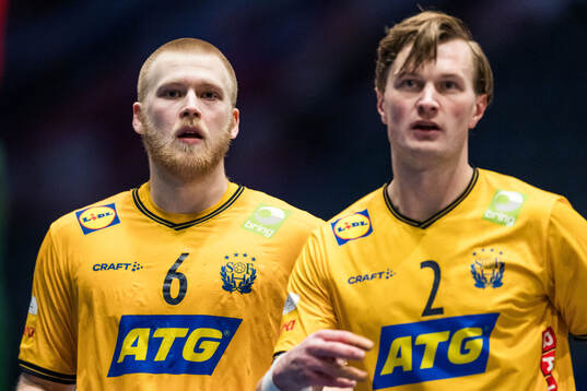 Felix Möller and Jonathan Carlsbogård of Sweden